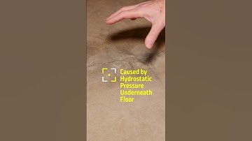 Basement Floor Cracking from Hydrostatic Pressure  #basementwaterproofing #basementcracks