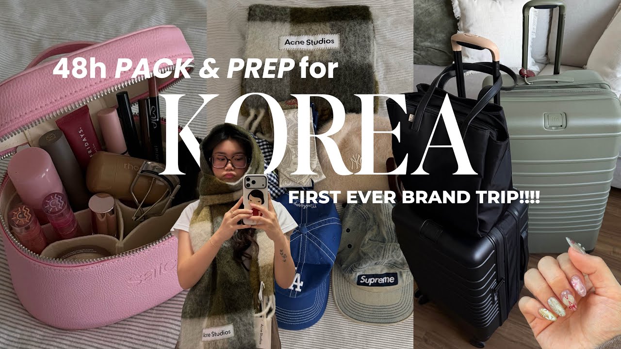 Собираем вещи и готовимся к поездке в Корею 🇰🇷 Моя первая в жизни поездка, посвященная бренду! (о...