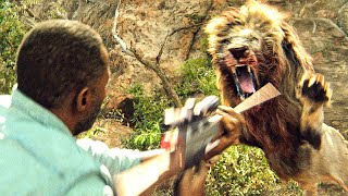 Idris Elba Movie Beast 2022 \/Final Fight \/Nate vs Lion