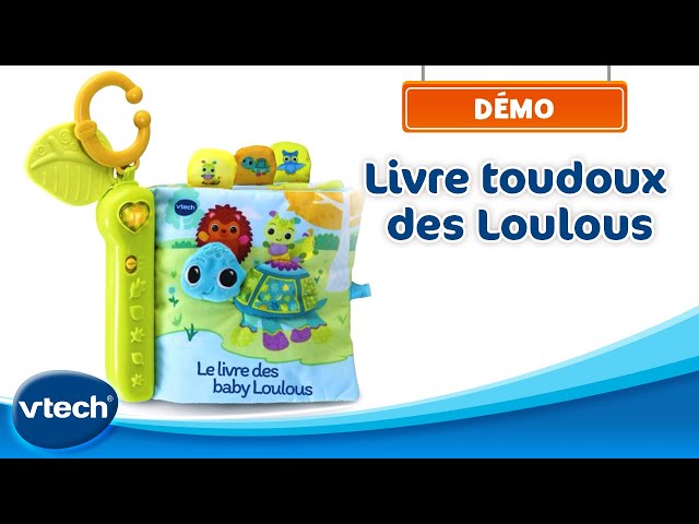 Vtech - Jouet électronique - Livre Toudoux des Loulous - Livre Bébé en Tissu