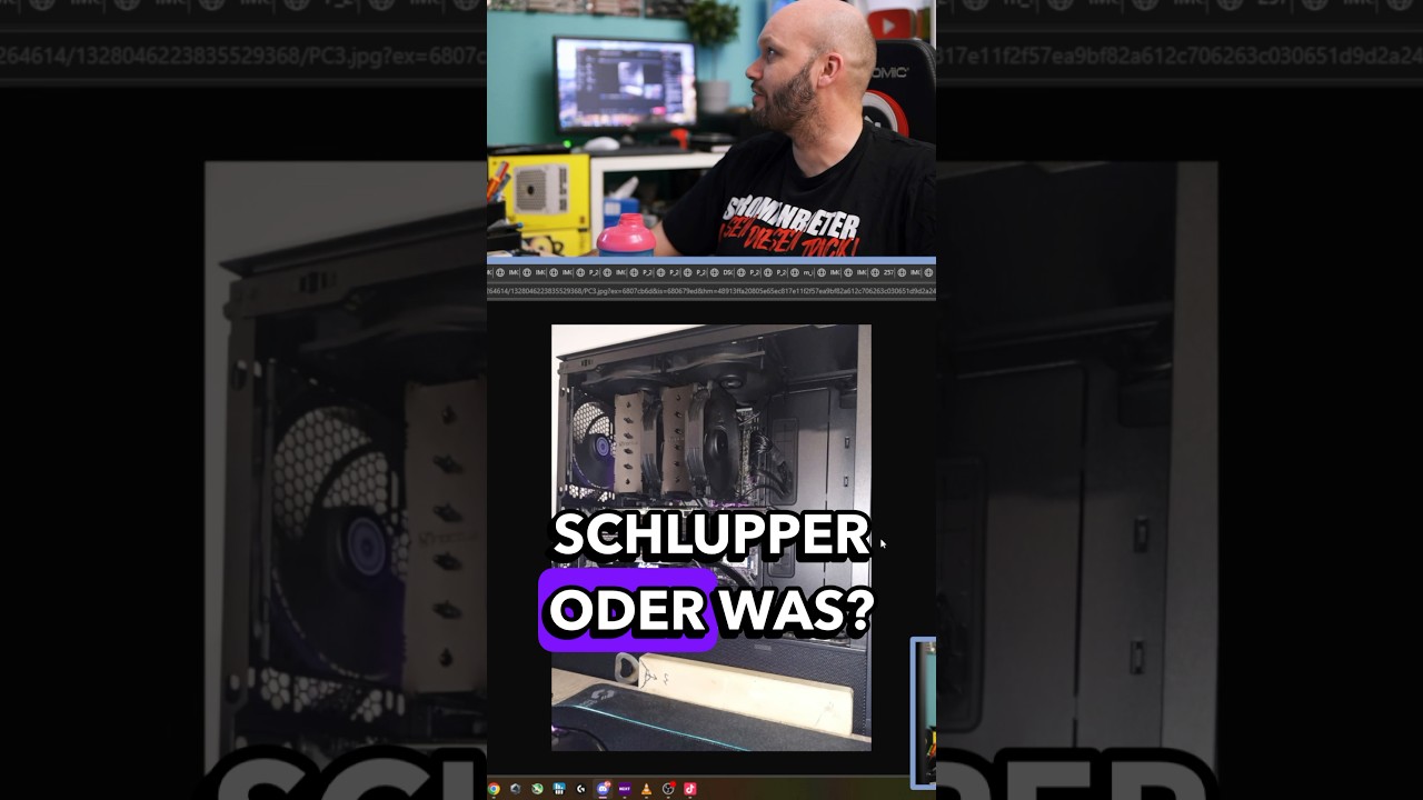 Dicker Noctua drauf = Mainboard adé! 😆 NH-D 15 Chromax Black im Einsatz! #gamingpc #reaction