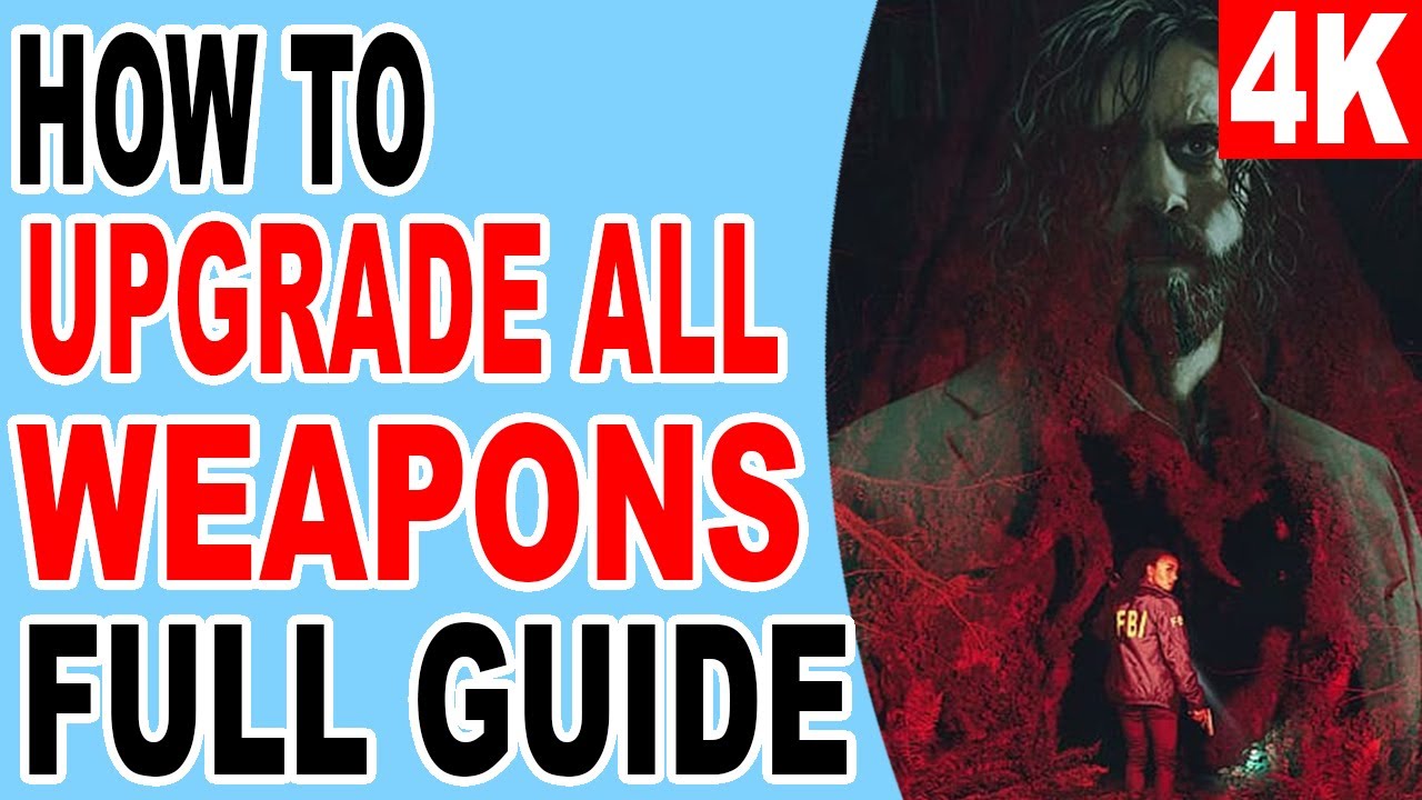 How to Upgrade Weapon - Alan Wake 2 2023 PS5 Console