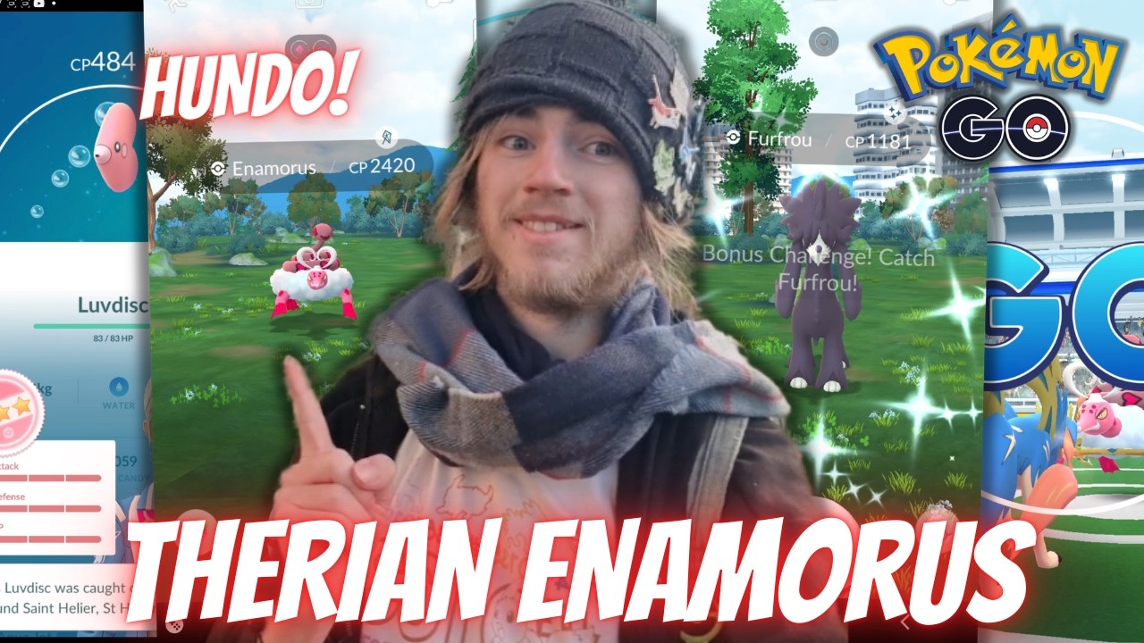 Пойман совершенно новый HUNDO *THERIAN ENAMORUS*! Лучший день для рейдов для коллекционеров блест...