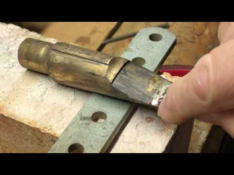 Brass Sax Mouthpiece Repair by Brazing with Silver Solder