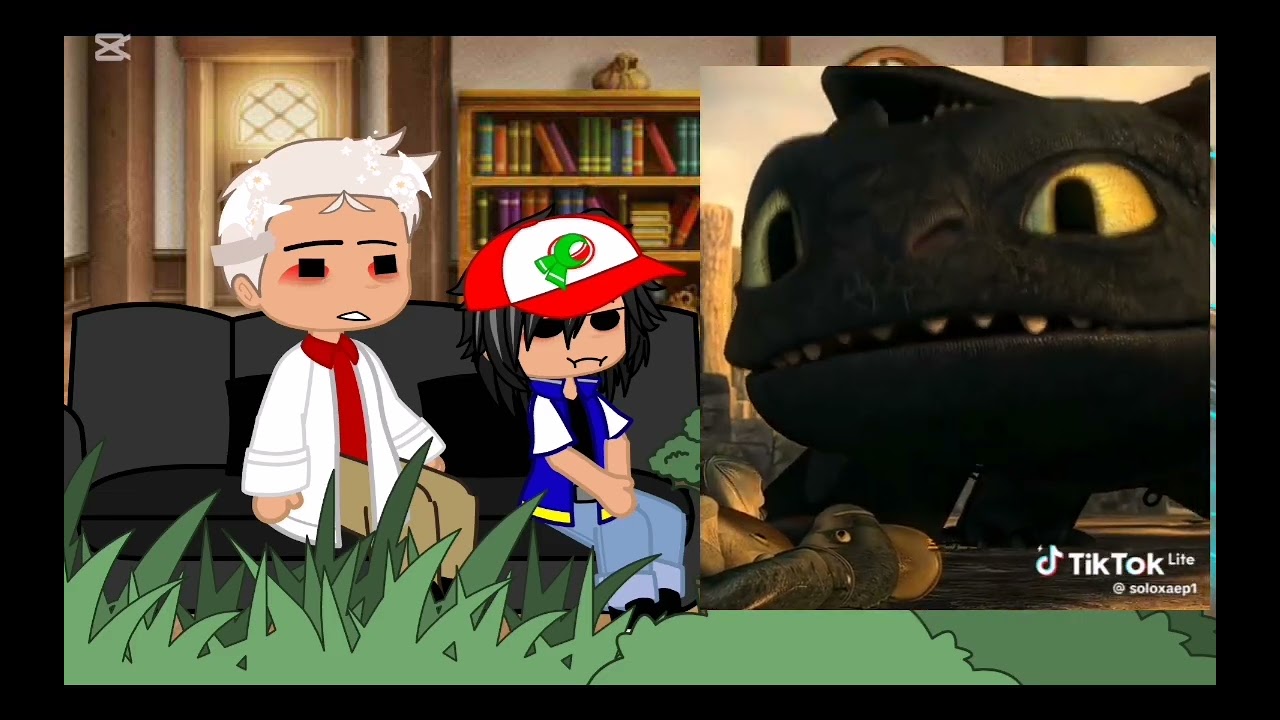 Pokémon reacting to toothless as a new Pokémon || WIP ||