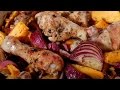 Юлия Высоцкая — Курица с тыквой, луком и грецкими орехами