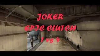 Joker Epic Clutch 1 Vs 4 By Erni Young