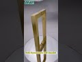 #handles Double Brass Gold Square Door Pull Handle Shower Door Handle - INF Hardware