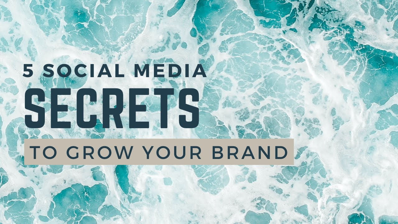 5 Social Media Secrets To Grow Your Business - YouTube