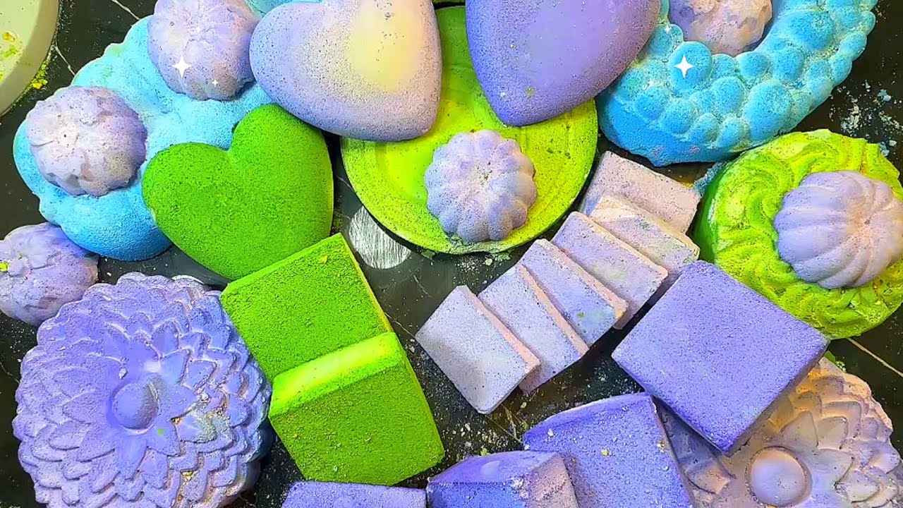 Super Soft Powdery Dusty Gym Chalk Crushing Compilation Asmr @ASMRgymchalkIndonesia