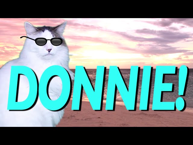 HAPPY BIRTHDAY DONNIE! - EPIC CAT Happy Birthday Song