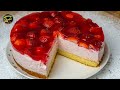 Erdbeer-Käse-Sahnetorte - UNGLAUBLICH LECHER & EINFACH | Rezept