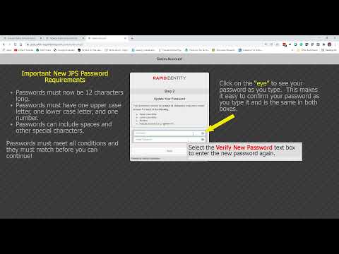 JPS ID Automation Portal - Claiming Your Portal Account