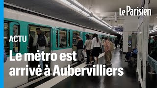 «On l’attendait depuis 25 ans» : la ligne 12 du métro prolongée à Aubervilliers