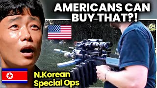 North Korean Special Ops reacts to USA "Top 5 Guns for Home Defense"
