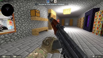 CS:GO MINECRAFT VERSION??? Koth vs Anioq 1v1
