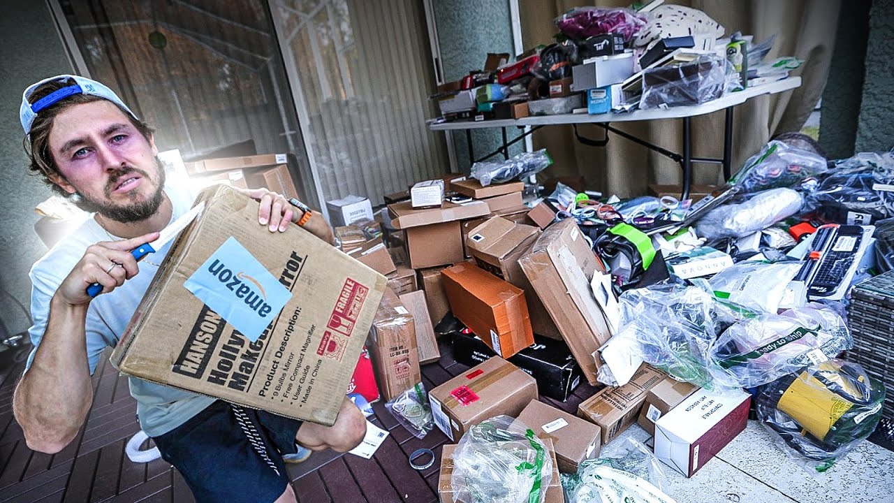 VLOG DE 1 HORA ABRINDO A MAIOR CAIXA MISTERIOSA DO MUNDO