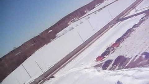 EasyStar RC plane crash onboar video