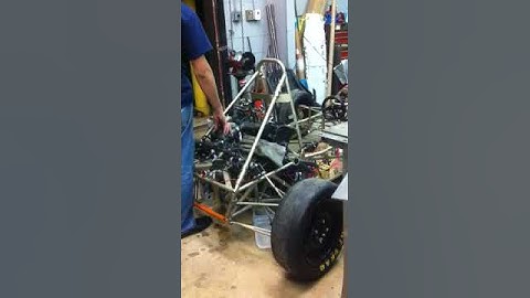 First FIU SAE car (Selena) engine startup
