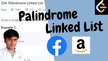 Palindrome Linked List | Algorithm + code explained | Java solution | Leet code 234