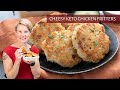 These CHEESY KETO Chicken Fritters will make your tastebuds do the happy dance! image