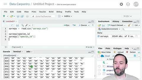 Converting between data frames and vectors