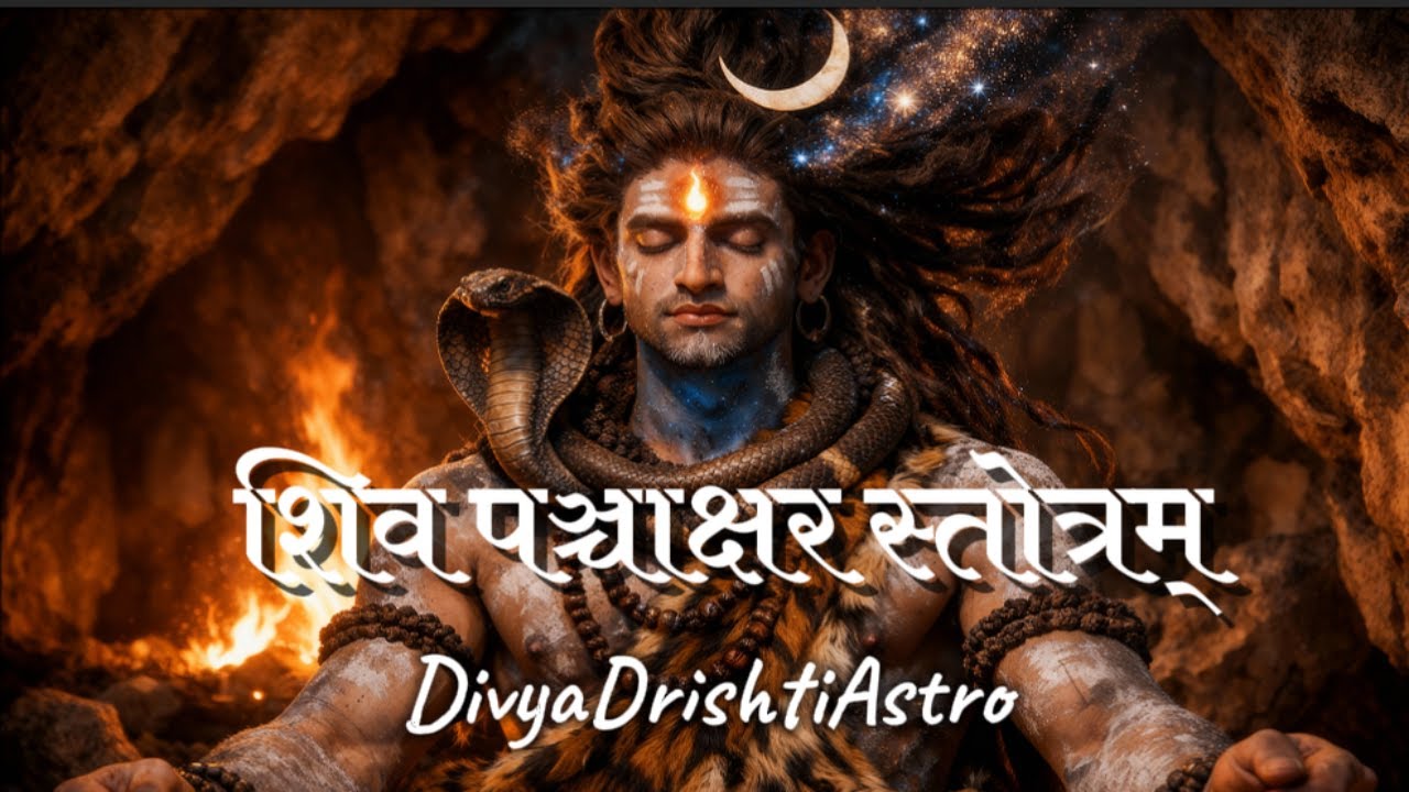 Om Namah Shivaya - Shiva Panchakshara Stotram | Cinematic Cyberpunk Bhajan | AI Music Video 4K