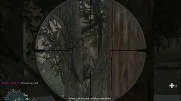 COD2 Sniper Server: Player KiWi using Wallhack.