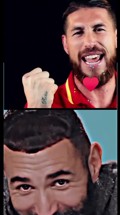 RAMOS VC BENZEMA I LIKE VC COMMEN I La Roja baila VC Al  Eyes On Mi #football #ramos #benzema