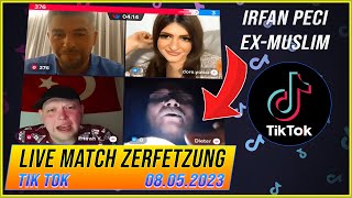 Irfan Peci EX-Muslim erste TIK TOK LIVE Match Zerfetzung!  