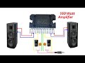 TDA7388 160W Hi RES Audio Amplifier Simple Circuit Diagram In Hindi Urdu ETElectricalTech
