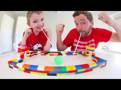 Father VS Son LEGO SOCCER! / It Cost $0 !!!