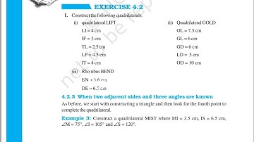Chapter 4 Practical Geometry || Exercise 4.2  || Class 8 Maths|| RBSE CBSE NCERT