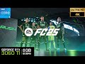 FC25 4K Ultra Raytracing: NVIDIA RTX3060Ti 8GB | Intel Core i5 12400F | 32GB RAM DDR4