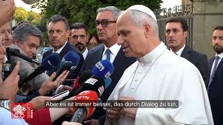 Leo XIV. in Castel Gandolfo: "Atomwaffen abschaffen"