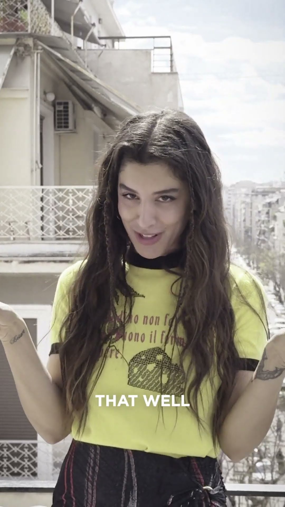 Marina Satti is making us crave a Greek buffet of briam, arakas and fasolakia ? ?? #Eurovision2024