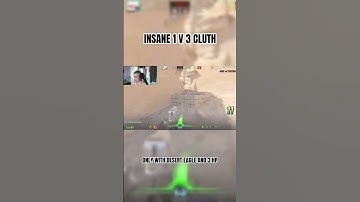 INSANE 1 V 3 CLUTCH WITH A DESERT EAGLE AND 3HP #csgo #counterstrike #like #subscribe #comment #pc 🤫