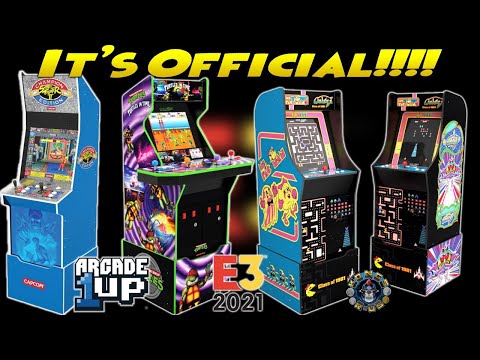 Arcade1Up Big Blue Street Fighter 2 LIVE, Turtles In Time, & PacMan/Galaga Class of '81 (E3 2021) from Kongs-R-Us