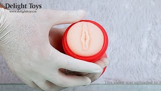 2-in-1 Mouth and Realistic Vagina Masturbator | Buy Dual Ended Male Masturbator | Delight Toys Content