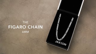 Men's Silver Figaro Chain - 6mm | Men's Jewelry Unboxing | JAXXON