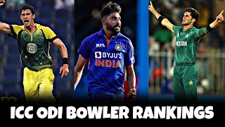 Latest ICC ODI Bowler Rankings.