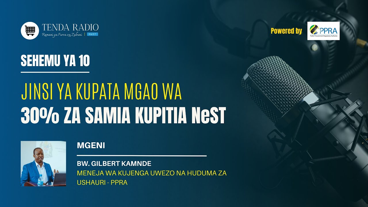 #10 JINSI YA KUPATA MGAO WA 30% ZA SAMIA KUPITIA NeST