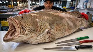 Whole Fish to Skinless, Boneless Fillet! 🔥 INSANE Street Fishmonger Technique