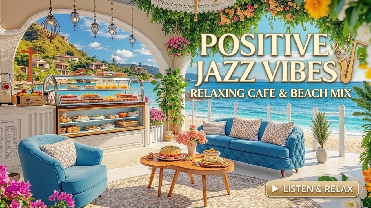 Positive Jazz & Sweet Bossa Nova | Cafe Ambience for Relaxation