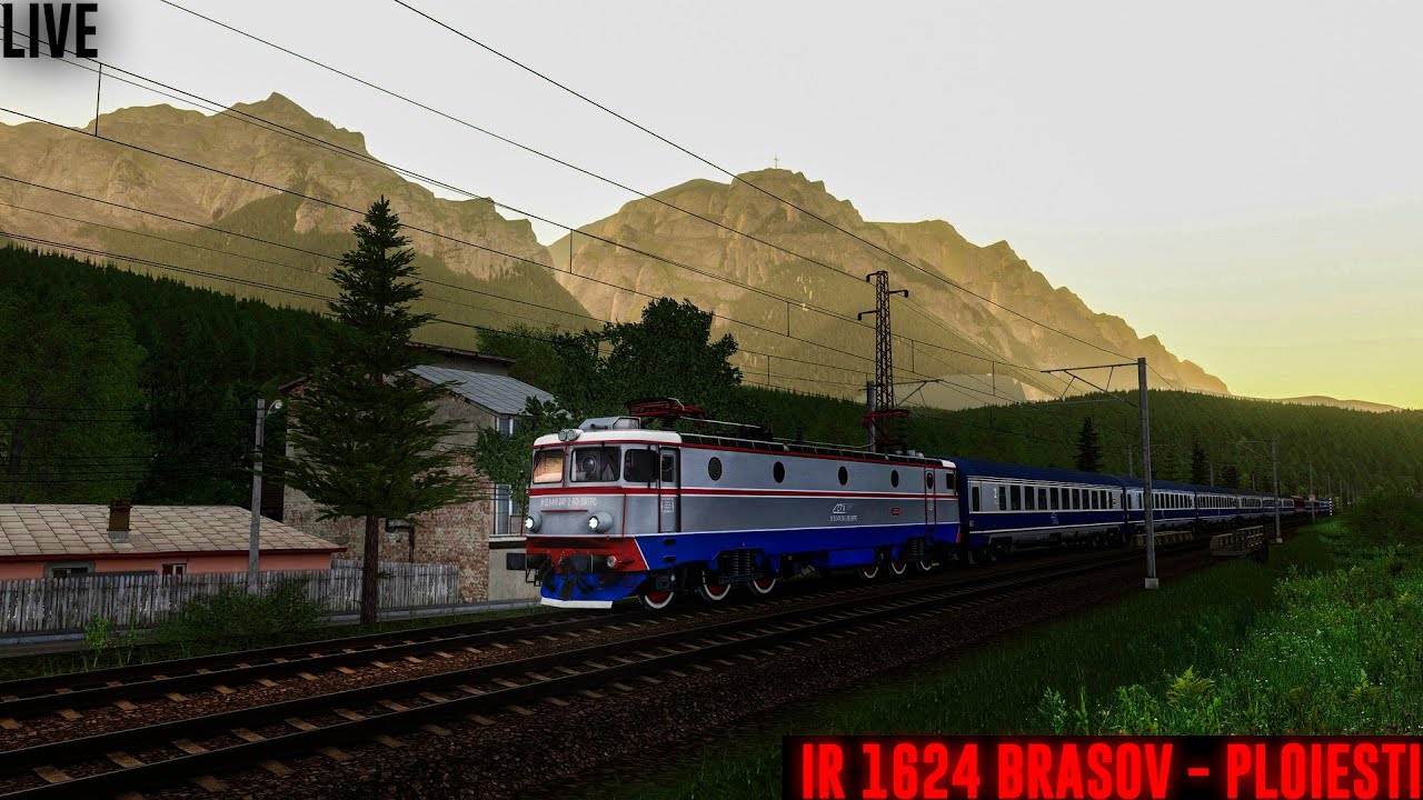 IR 1624 - BRASOV - PLOIESTI VEST | TRAIN SIMULATOR ROMANIA LIVE