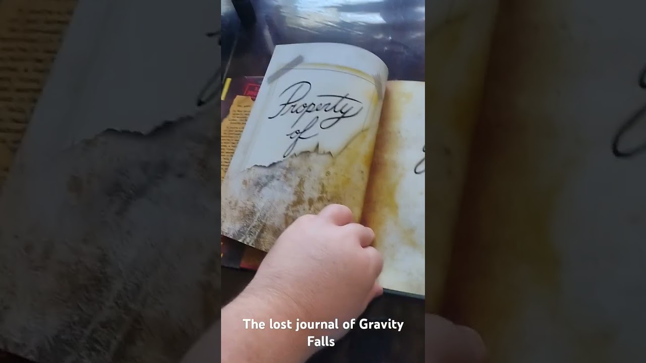 The lost journal from The cartoon Gravity Falls 