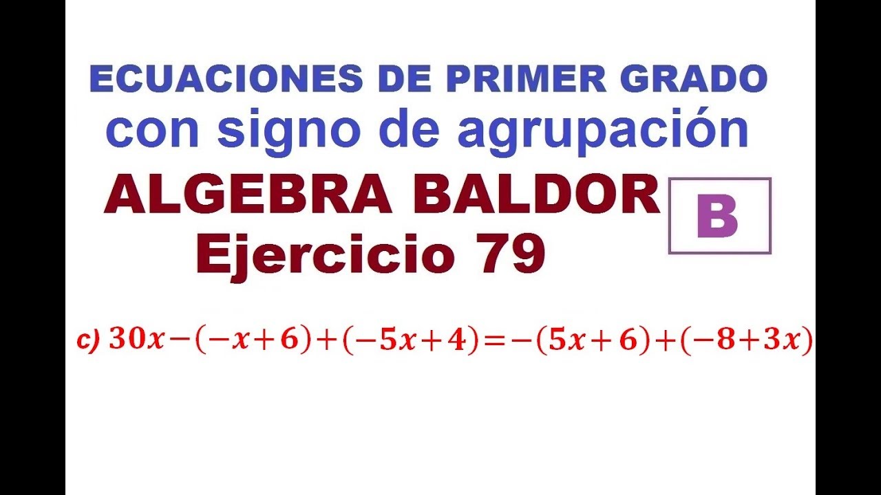 Resolver Ecuaciones Con Signo De Agrupaci n C 30x x 6 5x resolver-ecuaciones-con-signo-de-agrupaci-n-c-30x-x-6-5x