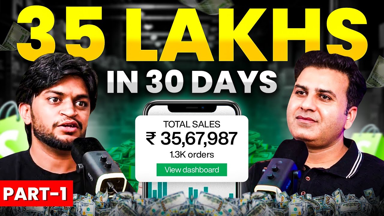 My Student Earn Rs. 35 Lakh/Month with Shopify Dropshipping - Success Story Revealed! Part - 1