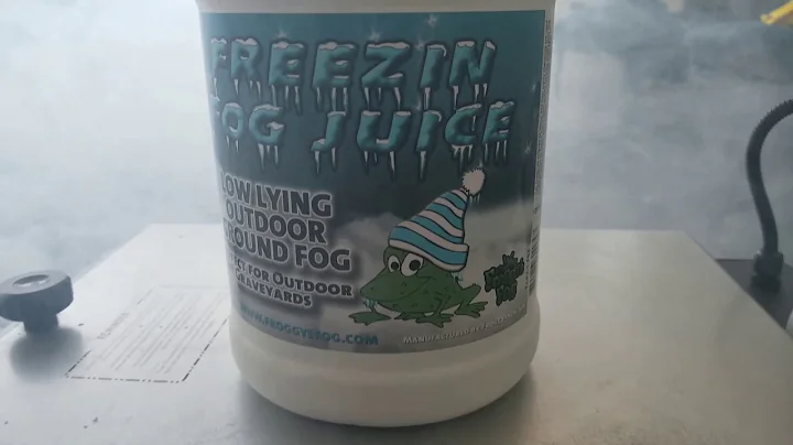 Antari ICE Fog Machine with Froggysfog.com Freezing Fog Juice