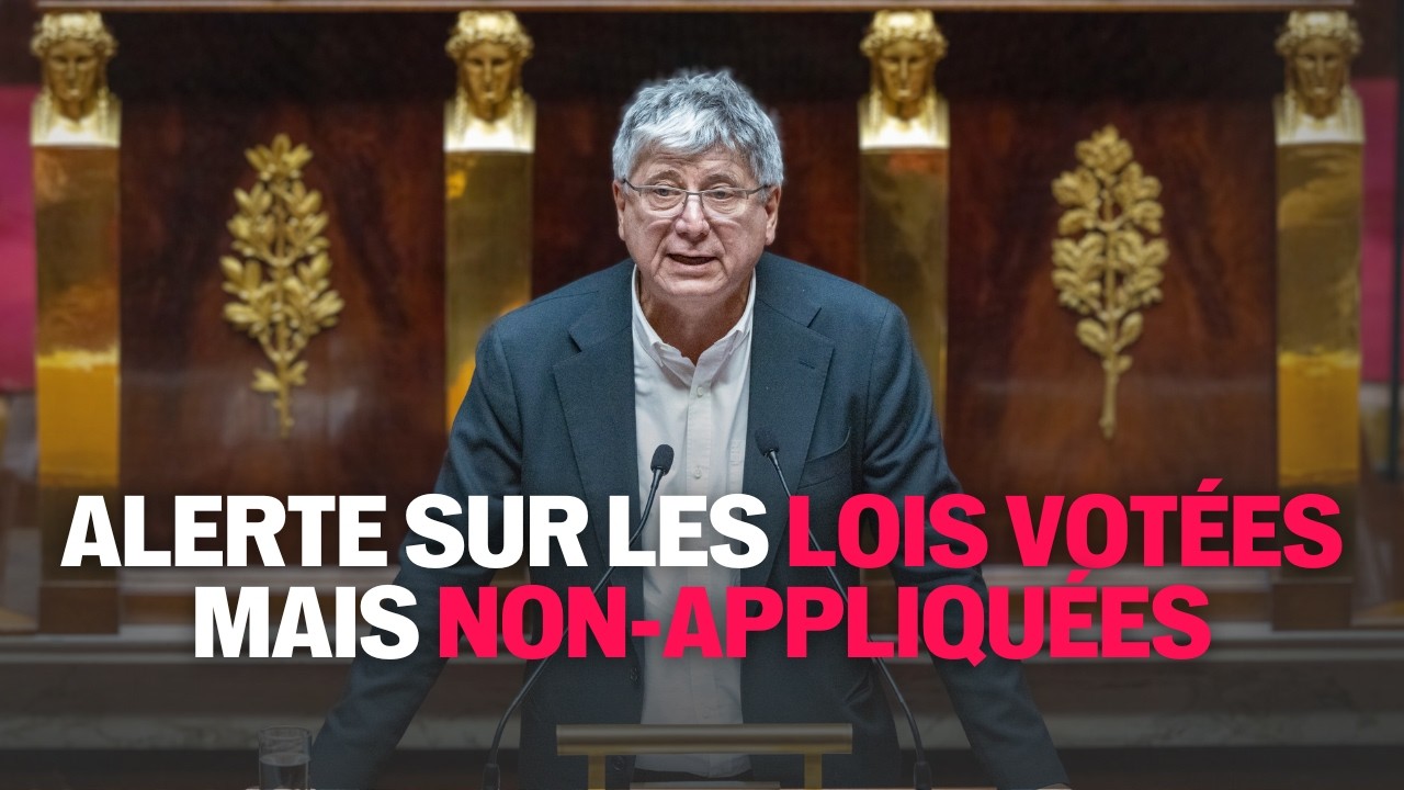 Application des lois - Discours d'Eric Coquerel